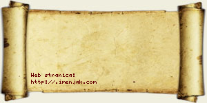 Janko Đorđević vizit kartica